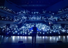 Znan glasbenik prvič nastopil pri nas in bil vidno navdušen nad slovenskim občinstvom