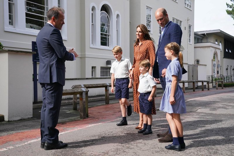 Prvi šolski dan za Louisa lani septembra.