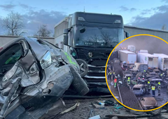 V grozljivi nesreči umrla ena oseba, več udeležencev v kritičnem stanju: hudo poškodovani tudi otroci (FOTO in VIDEO)