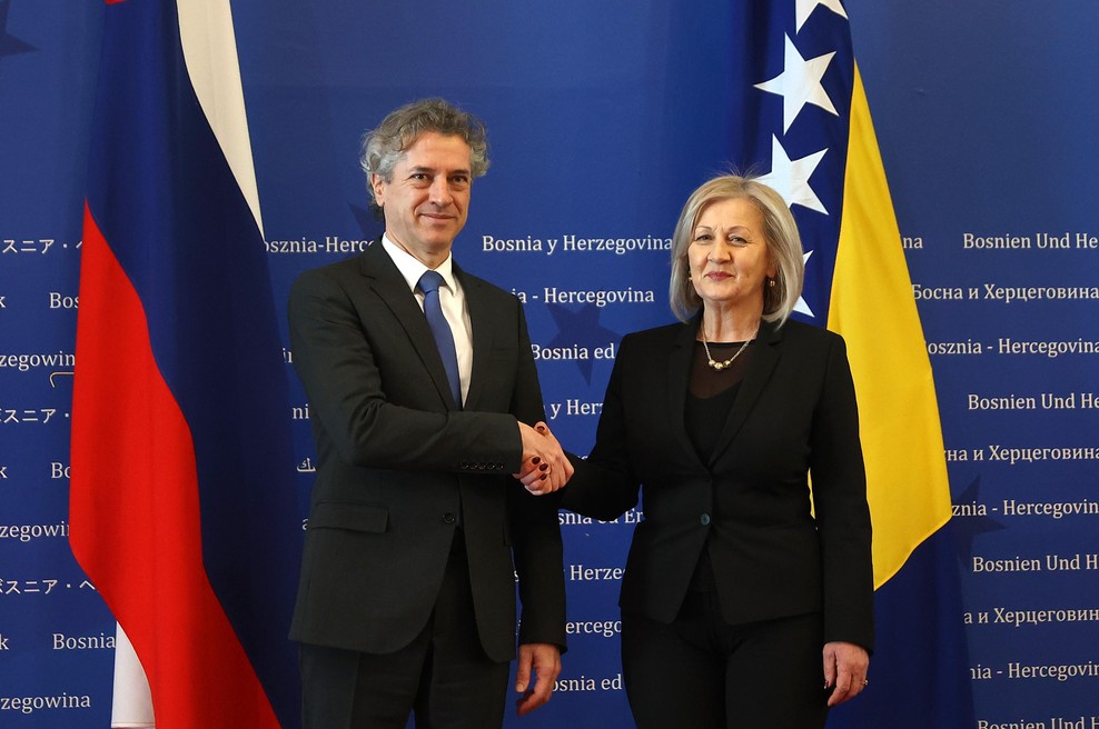 Golob v Sarajevu: toliko sredstev bo Slovenija namenila za evropsko pot BiH (foto: Armin Durgut/PIXSELL/Bobo)