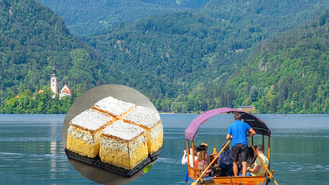 Ameriški turist Jeff priznal, kaj si misli o slavni blejski kremšniti: končno sem jo poskusil in moram reči...