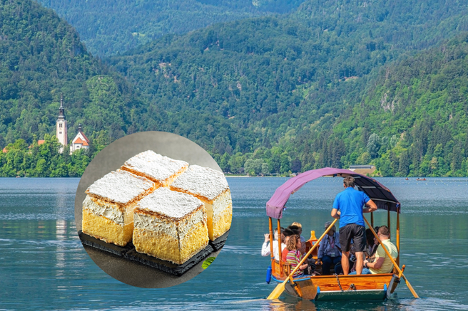 Ameriški turist Jeff priznal, kaj si misli o slavni blejski kremšniti: končno sem jo poskusil in moram reči...