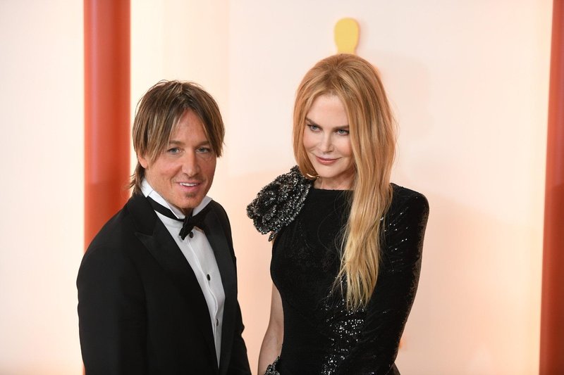 Nicole Kidman in Keith Urban na letošnji podelitvi oskarjev.