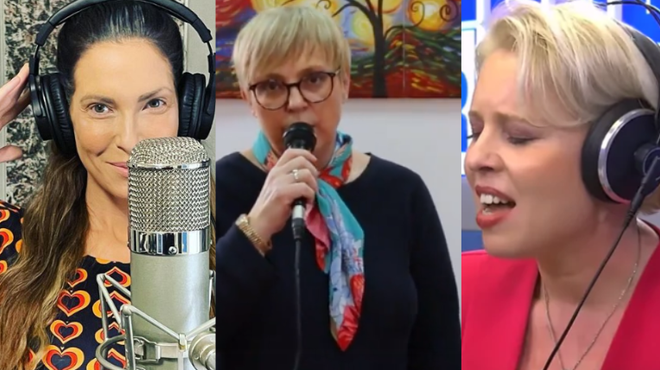 Ko tri najbolj znane slovenske političarke zapojejo: katera ima najlepši glas? (VIDEO) (foto: Instagram/Eva Irgl/Facebook/Kristina Oberžan/Radio Robin/fotomontaža)