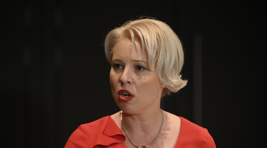 Urška Klakočar Zupančič: "To, kar se zdaj dogaja, ni več vzdržno" (foto: Žiga Živulovič jr./Bobo)