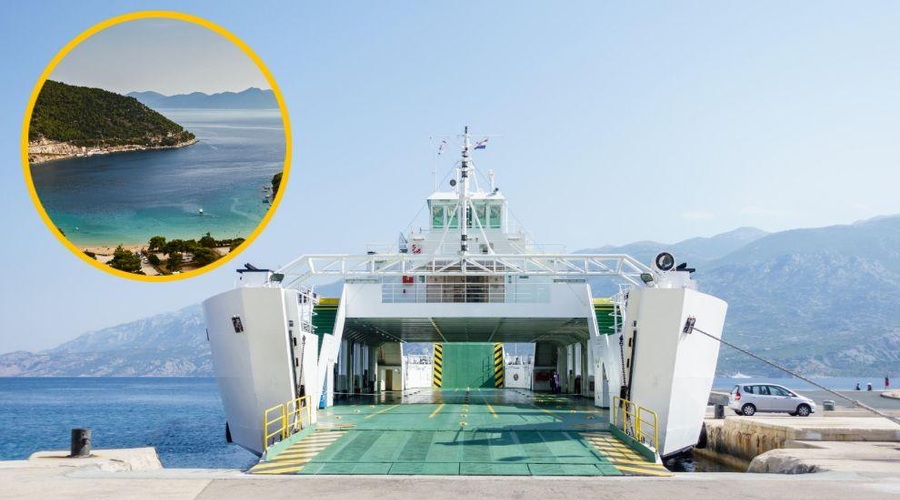 Idilični hrvaški turistični biser pretresla tragedija: voznik v trajektnem pristanišču zapeljal v morje, ena oseba izgubila življenje (foto: Profimedia/fotomontaža)