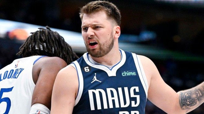 Luka Dončić dosegel 42 točk, vendar tudi to ni bilo dovolj ... Dallas je vse bolj oddaljen od končnice (foto: Profimedia)