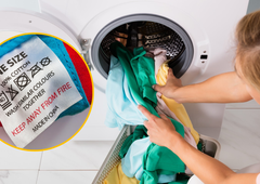 Ali veste, kaj pomeni simbol trikotnika, ki ga najdemo na etiketi oblačil?