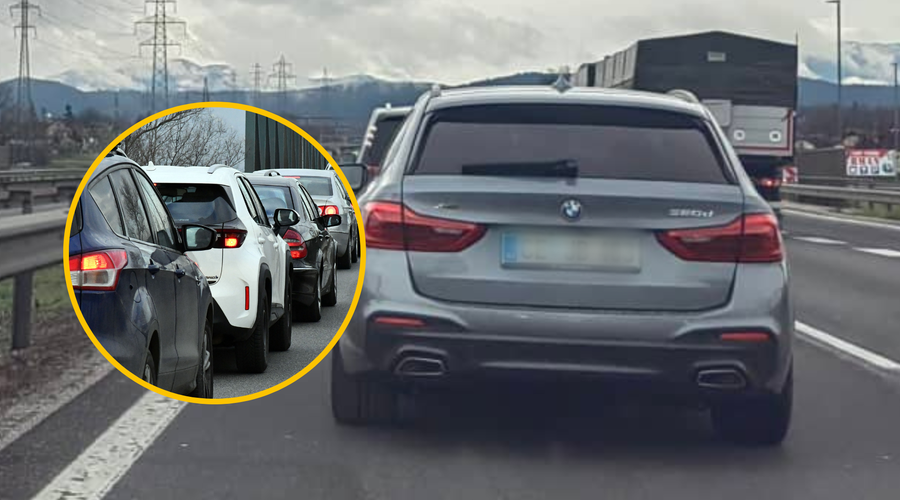 Voznike na slovenski avtocesti presenetil vsiljivec: v jutranji konici povzročil še dodatno gnečo (FOTO) (foto: Profimedia/Ivica Galovic/PIXSELL/Bobo/fotomontaža)