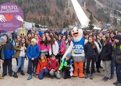 Vesel dan v Planici: za slovenske orle so v živo navijali tudi otroci iz socialno ogroženih družin