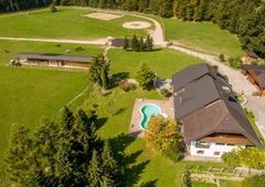 FOTO: Vplivni Slovenec za vilo streljaj od Ljubljane odštel osupljive štiri milijone evrov! (idila z bazenom in konjušnico)