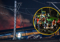 V hudi nesreči se je iztiril vlak: najmanj ena oseba umrla, več huje poškodovanih (FOTO)