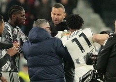 Slovenski vratar Samir Handanović po tekmi povsem izgubil živce: najprej prepir in prerivanje, potem so pele celo pesti (VIDEO)