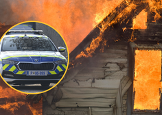Tragedija na Štajerskem: v stanovanjski hiši izbruhnil požar, ena oseba umrla