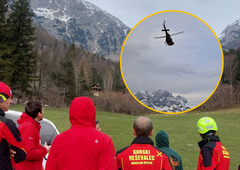 Gorski reševalci so imeli polne roke dela, posredovati je moral tudi helikopter