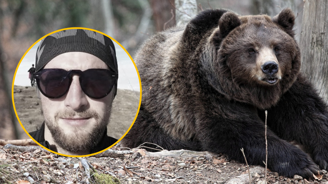 Znane nove šokantne podrobnosti o krvavem napadu medveda: 26-letnik se je skušal braniti z vejo (foto: Profimedia/Twitter/KtoUmarl/fotomontaža)