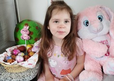Slovenci triletni Karolini polepšali velikonočne praznike: "Težko je opisati hvaležnost, ki jo čutimo"