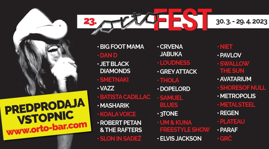 Že 23. celomesečni mednarodni klubski festival Orto fest od 30. marca do 29. aprila 2023 (foto: promocijska fotografija)