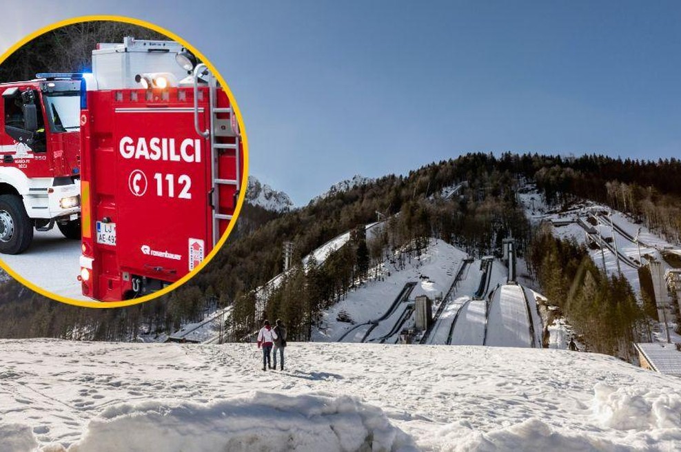 Lahko bi se končalo precej slabše: zagorelo je v Planici, požar povzročil precej škode (poglejte, kaj je uničeno) (foto: Profimedia/Manca Rozman/BOBO/fotomontaža)