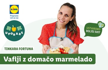 Dan brez zavržene hrane s Tinkaro Fortuna / vaflji z domačo marmelado