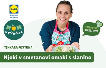 Brez zavržene hrane s Tinkaro Fortuna / njoki v smetanovi omaki s slanino