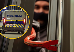 Drzen rop na Dolenjskem: zamaskirani vlomilci moškega napadli s solzivcem in ga okradli