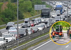 Zaradi novih del na cesti pričakujte gnečo in zastoje (obeta se novost na ljubljanski obvoznici)