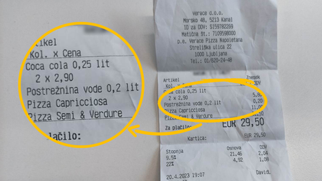 Slovenci vse bolj prevzemajo prakso iz tujine: v restavracijah začeli zaračunavati tudi to