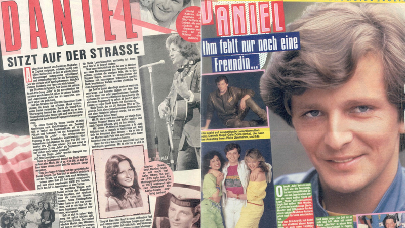 V času največje slave je Daniel kraljeval na naslovnicah in straneh številnih tujih revij.