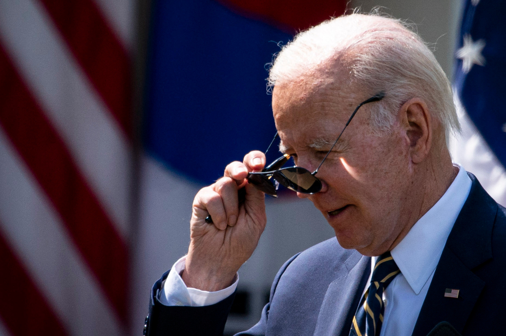 Mnogi mu očitajo, da je prestar za še eno kandidaturo, Joe Biden jim odgovarja (foto: Profimedia)