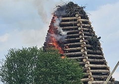 Nepridipravi podkurili Ptujčanom: od pripravljenega kresa ostalo bore malo (FOTO)