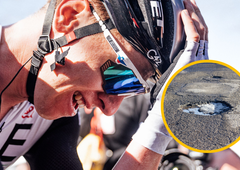 Zakrpali luknjo na cesti, zaradi katere je Pogačar skupil hude poškodbe