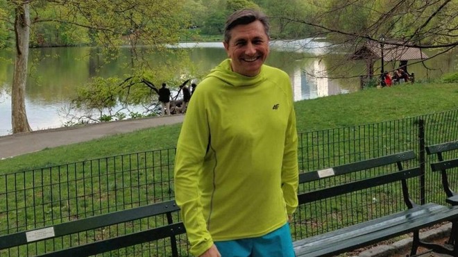 Pahor med tekom grdo padel, opisal je, kaj je sledilo (FOTO) (foto: Instagram/Borut Pahor)