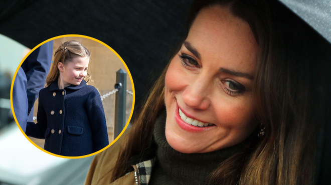 Kate Middleton ob rojstnem dnevu objavila najnovejšo fotografijo princese Charlotte (čisto se boste raznežili) (foto: Profimedia/fotomontaža)