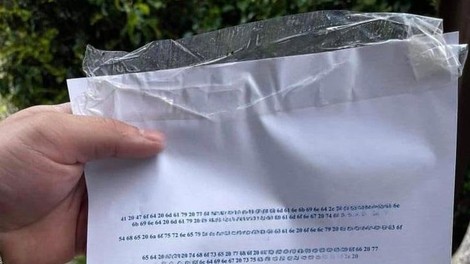 Če vidite tak letak, takoj pokličite policijo: njegova vsebina je zelo nevarna