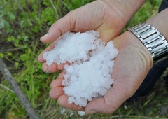 Pozor: v teh krajih bi lahko padala toča