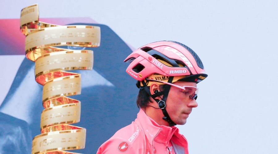 Roglič spregovoril o drami na Giru: "Ob obali je bilo lepo, potem pa ..." (foto: Twitter/Cyclingnews)