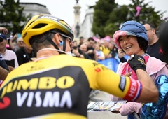 Po tretji etapi Gira: dobra in slaba novica za Rogliča