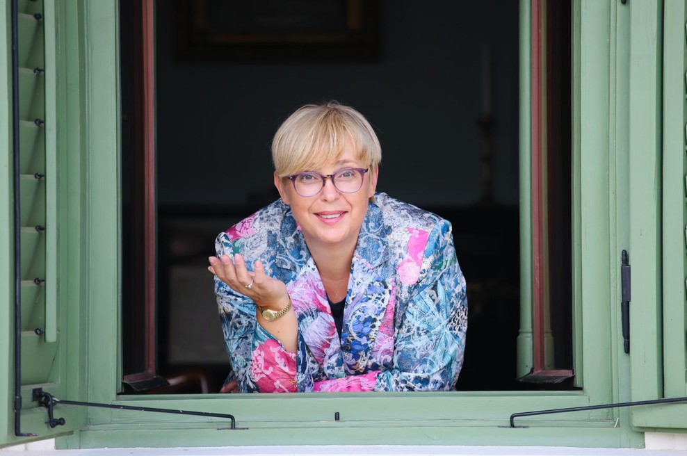 Predsednica republike Nataša Pirc Musar je ob začetku šolskega leta spomnila na vlogo šole pri razvoju socialnih veščin. (foto: Aleksandra Saša Prelesnik)