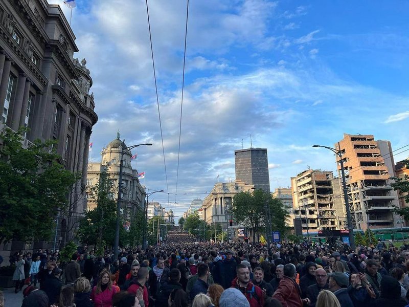 Z enega od preteklih protestov opozicije.