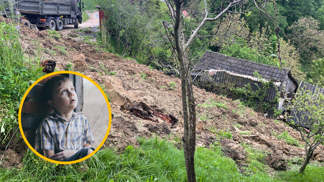 V občini Šentilj zaradi plazov ogroženih šest družin: morda se več ne bodo mogli vrniti domov (FOTO) (foto: Bobo/Profimedia/fotomontaža)