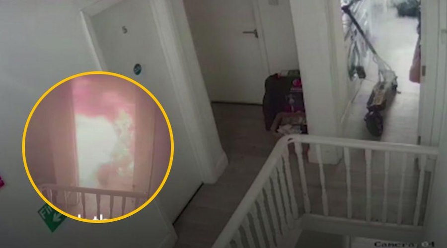 VIDEO: Pazljivo, če imate doma električni skiro, polnjenje je lahko smrtno nevarno (poglejte grozljivo izkušnjo uporabnika) (foto: London Fire Brigade/fotomontaža)