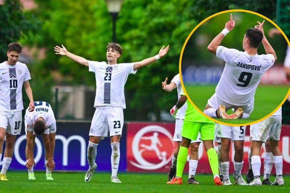 Srbija se čudi rušilni moči mladih Slovencev: Mišo Brečko najstnike popeljal do zgodovinske zmage (foto: UEFA/fotomontaža)
