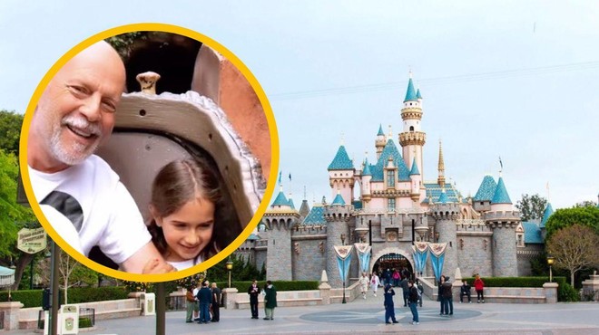 Bruce Willis v Disneylandu: s to potezo je navdušil svet (foto: Profimedia/Instagram/Emma Hemming Willis/fotomontaža)