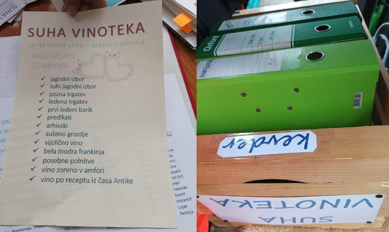 V njeni zbirki so posebni izbori in polnitve, pozne in ledene trgatve, arhivska vina in celo vino po antičnem receptu.