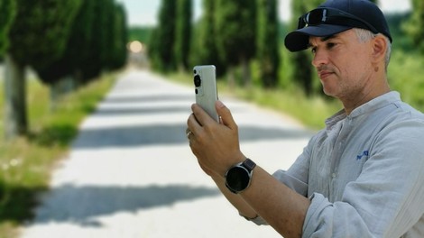 Gregor Pavlin nas s Huawei P60 Pro uči mobilne fotografije