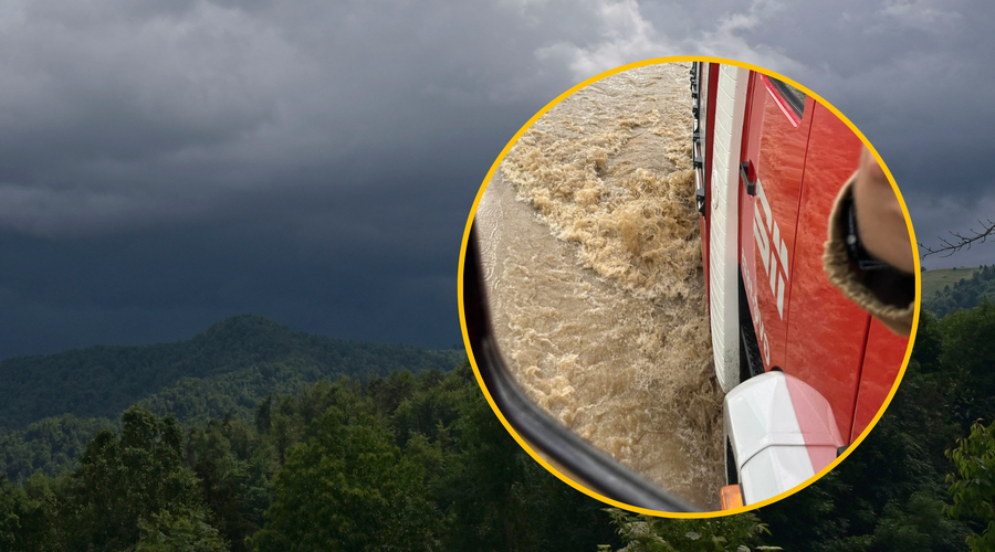 Posledice besnečega neurja, ki je zajelo Slovenijo: podrta drevesa, zalite kleti in zemeljski plazovi (foto: Bobo/Facebook/PGD Gornja Radgona/fotomontaža)