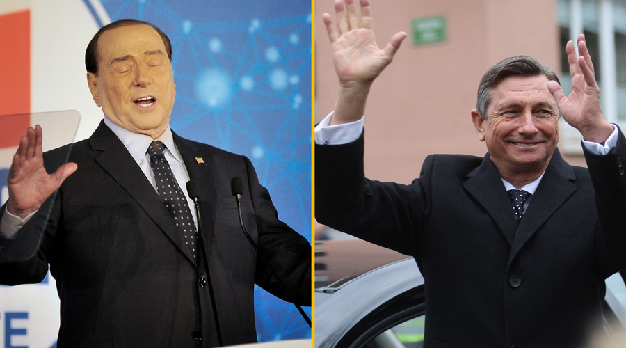 Borut Pahor razkril, kako se je pred Berlusconijem žrtvoval za milijon evrov (zgodba je neverjetna) (foto: Profimedia/fotomontaža)