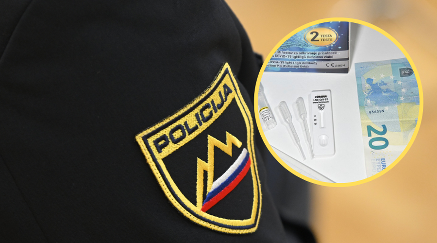Zlorabe s hitrimi testi: policija v tem slovenskem mestu vložila več kot 400 kazenskih ovadb, seznam prevar je zelo dolg (foto: Bobo/fotomontaža)