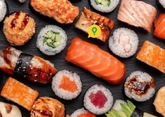 Glovo je delil podatke, ki Slovenijo uvrščajo na 2. mesto po rasti naročil sušija v JV Evropi